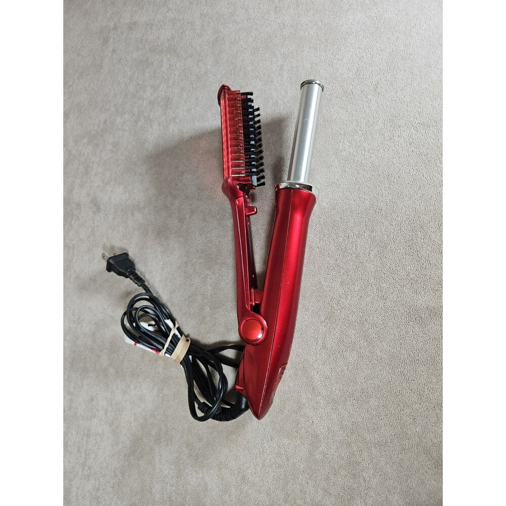 InStyler Tre Milano Hot Rotating Hair Curler  .75" Barrel IS1001.1-19 Red Tested